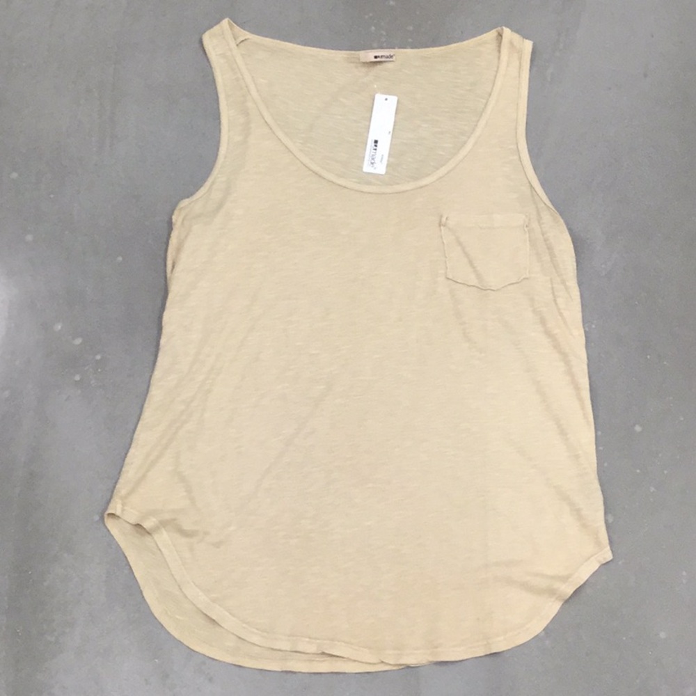 LA Made Boyfriend Oatmeal Tank